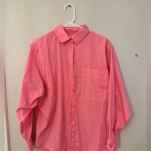 PINK BUTTON DOWN
